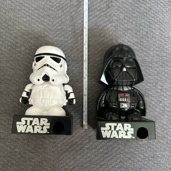 Star Wars Darth Vader & Storm Trooper Candy Dispenser (Lot of 2) Galerie - Picture 2 of 7